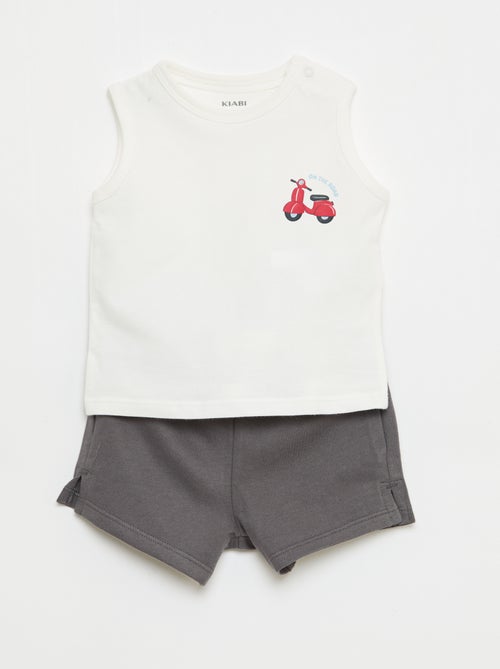2-teiliges Set: Trägershirt und Shorts - Kiabi