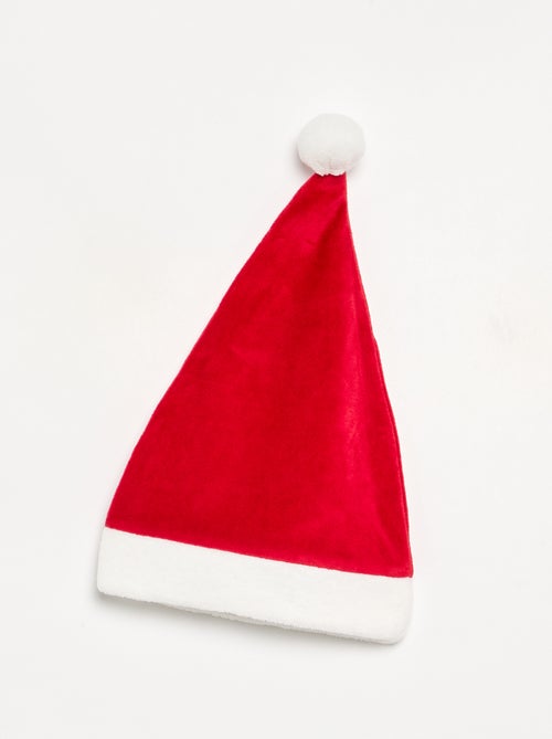 2-teiliges Weihnachts-Set aus Samt – Schlafstrampler + Mütze - Kiabi