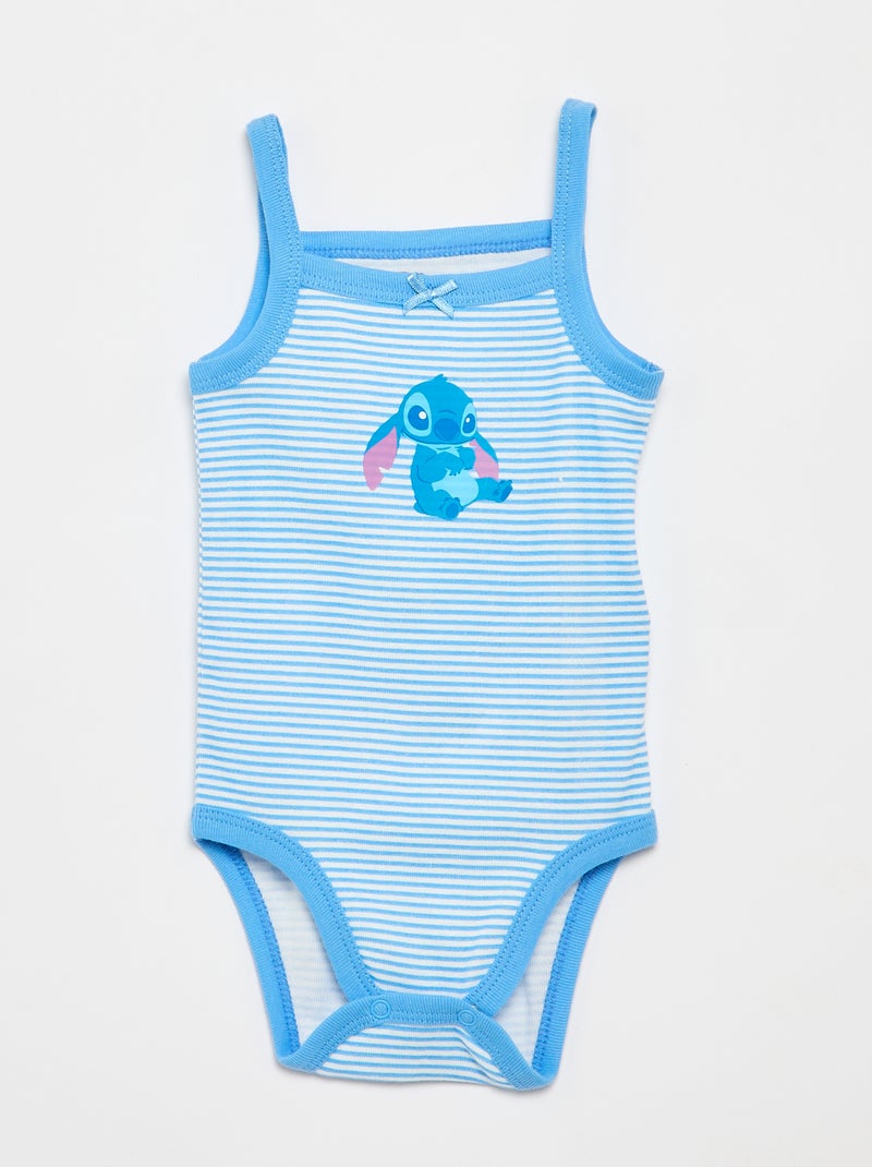 2er-Pack ärmellose Bodys "Disney" Blau - Kiabi