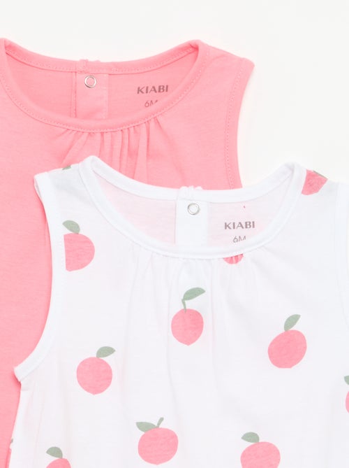 2er-Pack ärmellose Strampler - Kiabi