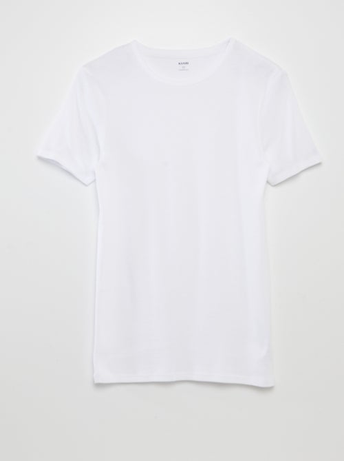 2er-Pack Basic T-Shirts - Kiabi
