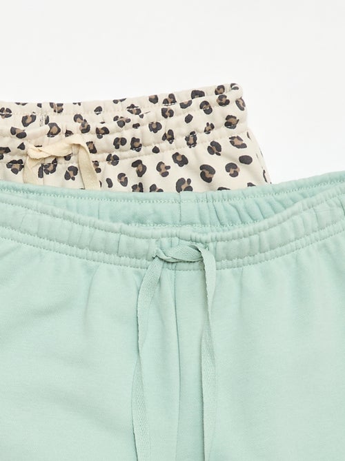 2er-Pack Baumwollshorts - Kiabi
