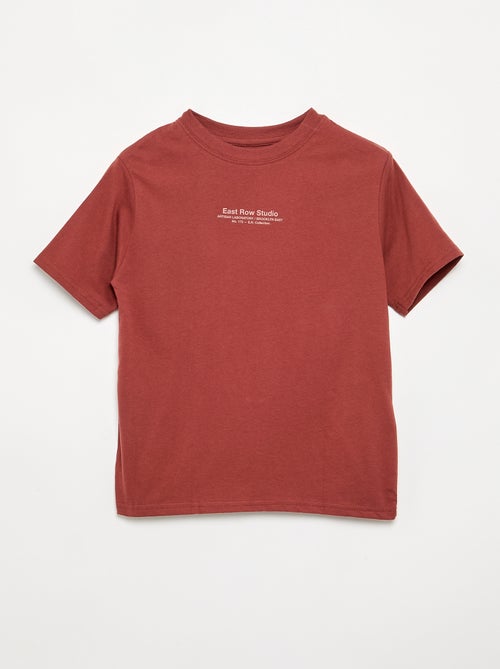 2er-Pack bedruckte Kurzarm-T-Shirts - Kiabi