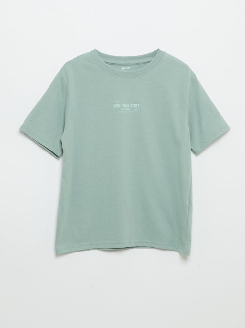 2er-Pack bedruckte Kurzarm-T-Shirts - Kiabi