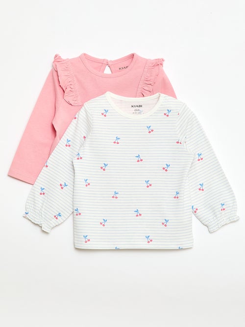 2er-Pack bedruckte T-Shirts - Kiabi