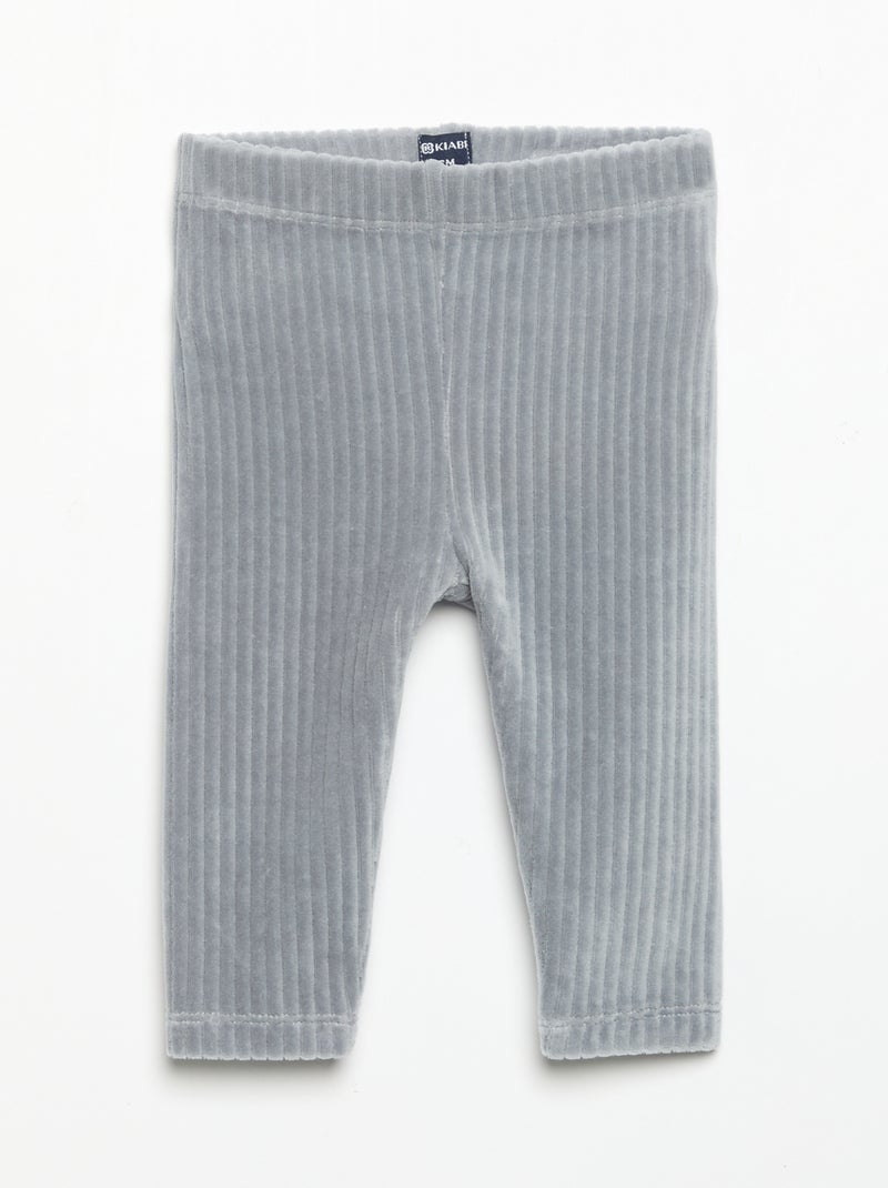 2er-Pack Cord-Leggings Bleu - Kiabi