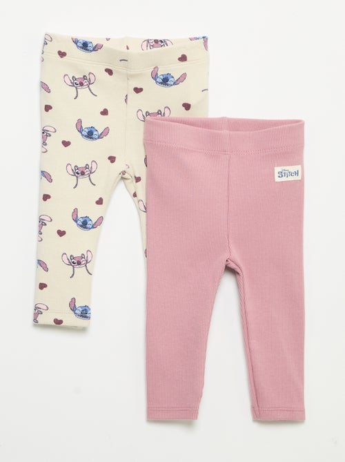 2er-Pack 'Disney' Leggings aus Rippstrick - Kiabi
