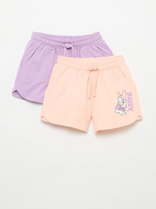 2er-Pack 'Disney' Shorts aus ungebürstetem Molton - Kiabi
