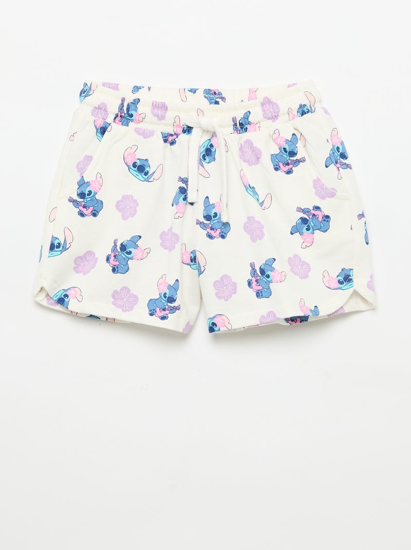 2er-Pack "Disney"-Shorts aus ungebürstetem Molton Rosa - Kiabi