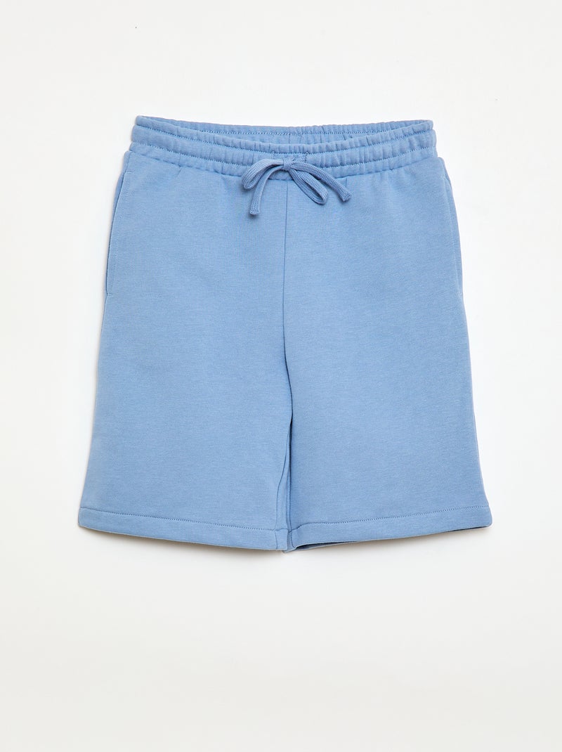 2er-Pack einfarbige Baumwollshorts GELB - Kiabi