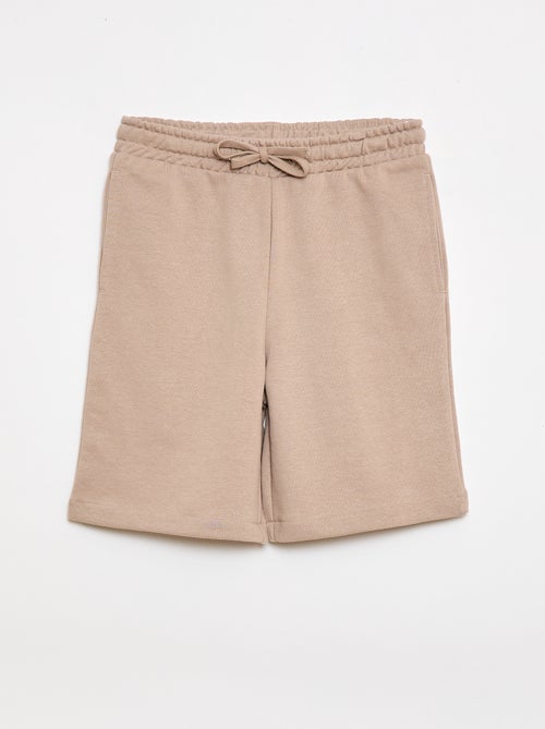 2er-Pack einfarbige Baumwollshorts - Kiabi