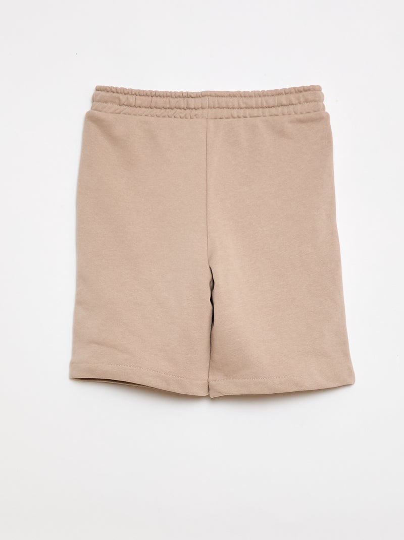 2er-Pack einfarbige Baumwollshorts Grün - Kiabi