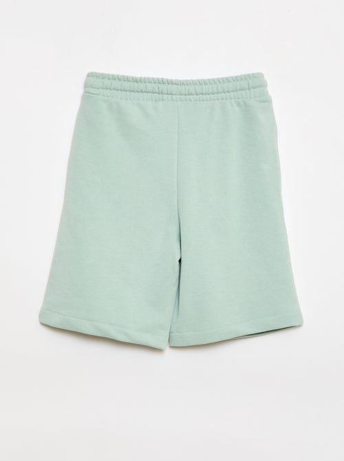 2er-Pack einfarbige Baumwollshorts - Kiabi