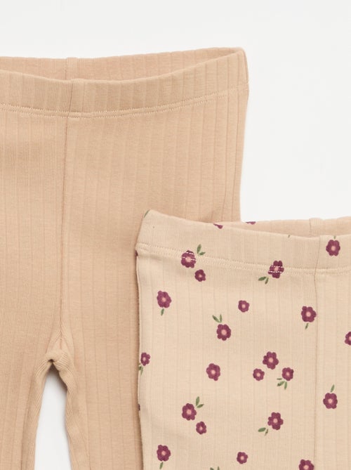2er-Pack Flare-Leggings - Kiabi