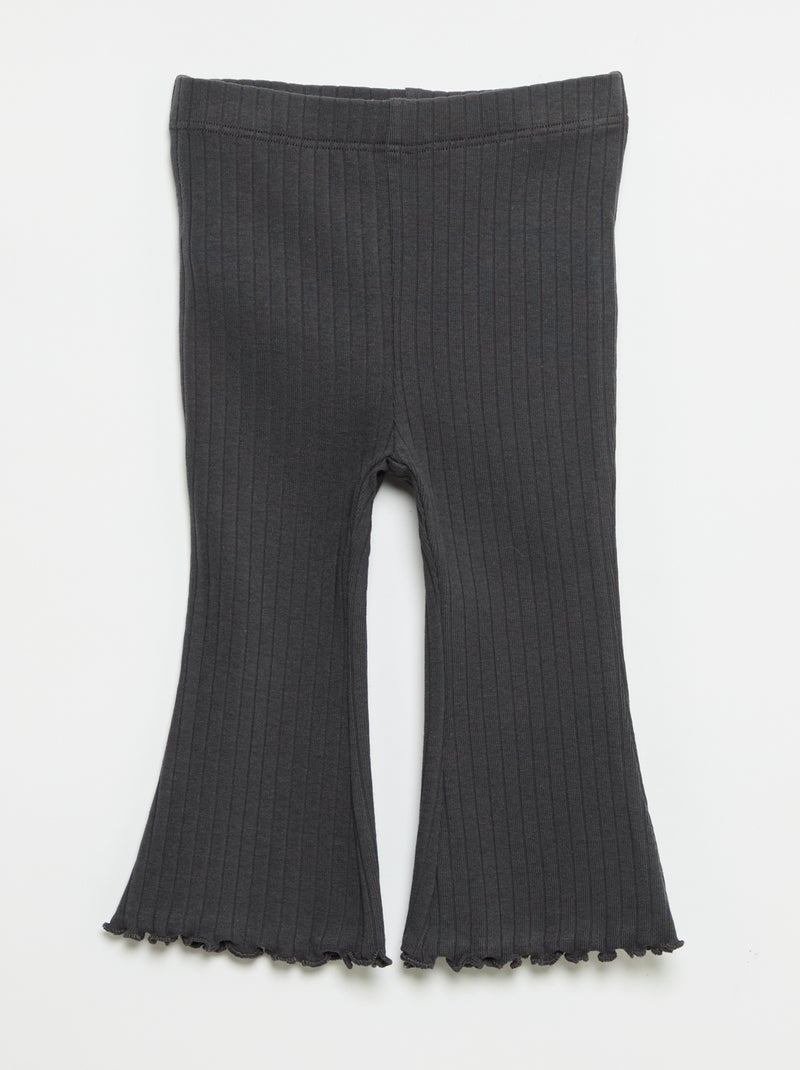 2er-Pack Flare-Leggings Beige - Kiabi