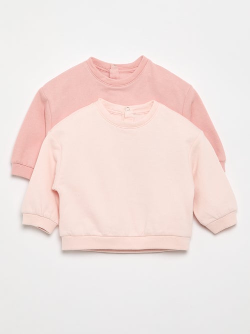 2er-Pack Fleece-Sweatshirts - Kiabi