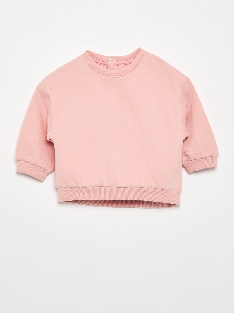 2er-Pack Fleece-Sweatshirts Rose - Kiabi