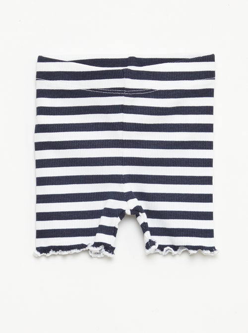 2er-Pack gerippte Leggings - Kiabi