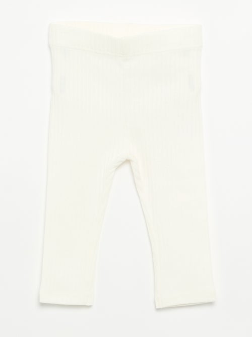 2er-Pack gerippte Leggings - Kiabi
