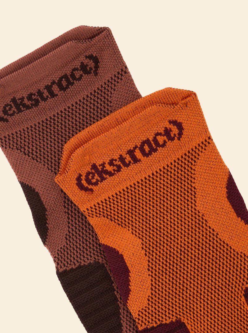 2er-Pack hohe Socken - (ekstract) Marron - Kiabi