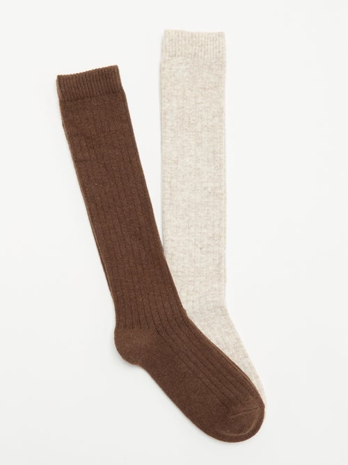 2er-Pack hohe Socken - Kiabi