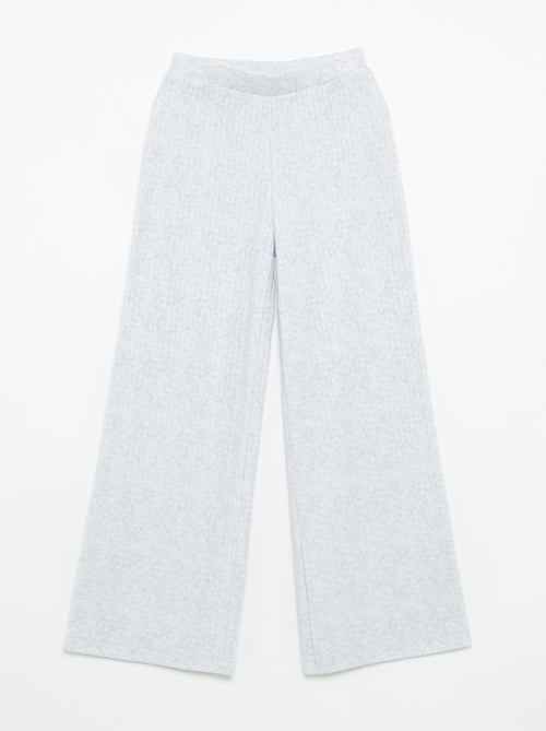 2er-Pack Hosen aus flachem Rippstrick - Kiabi