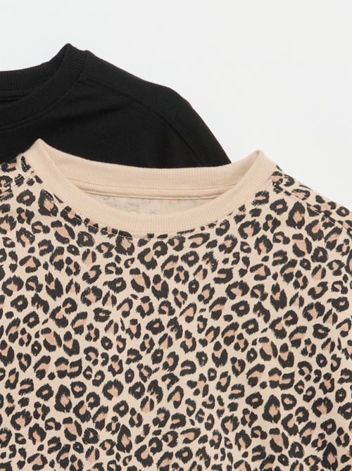 2er-Pack Kurzarm-T-Shirts - Kiabi