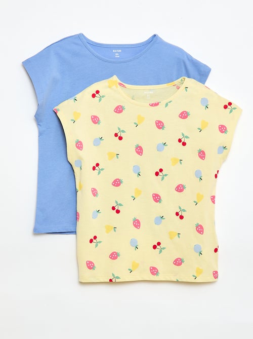 2er-Pack Kurzarm-T-Shirts - Kiabi