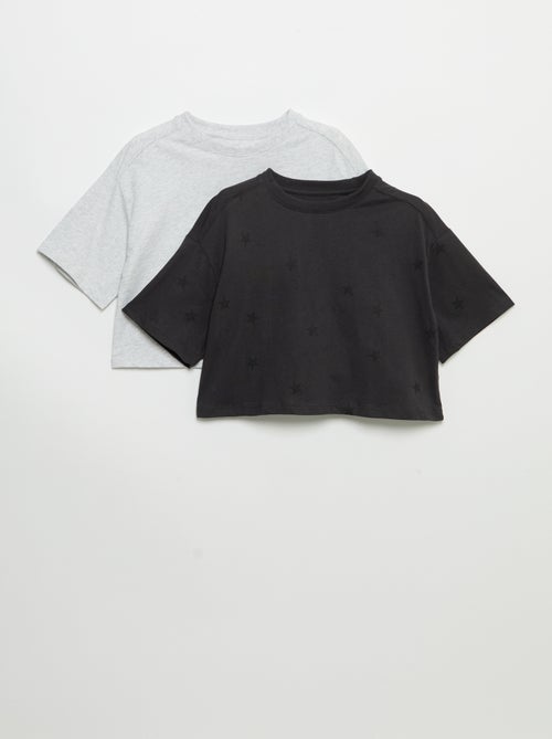 2er-Pack Kurzarm-T-Shirts - Kiabi