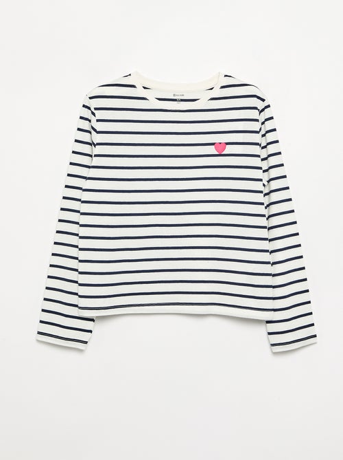 2er-Pack Langarm-T-Shirts - Kiabi