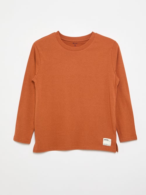 2er-Pack Langarm-T-Shirts - Kiabi