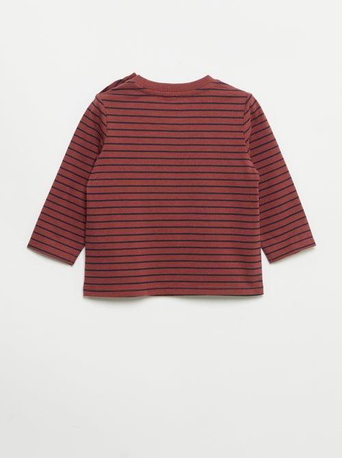 2er-Pack Langarm-T-Shirts - Kiabi