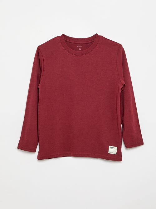 2er-Pack Langarm-T-Shirts - Kiabi