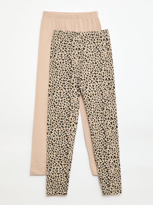 2er-Pack lange Leggings - Kiabi