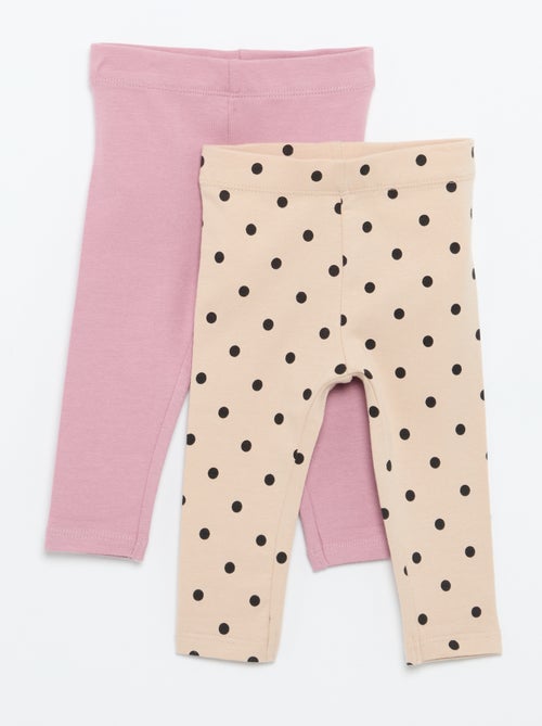 2er-Pack lange Leggings - Kiabi