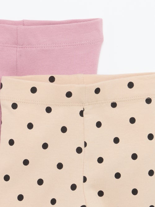 2er-Pack lange Leggings - Kiabi