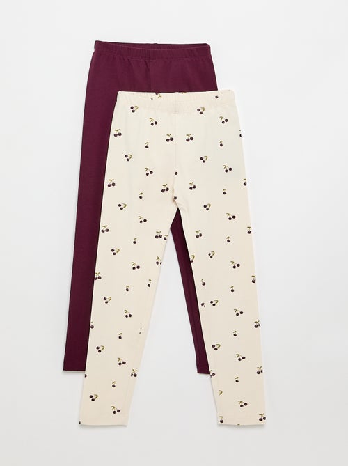 2er-Pack lange Leggings - Kiabi