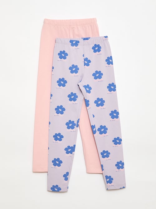 2er-Pack lange Leggings - Kiabi