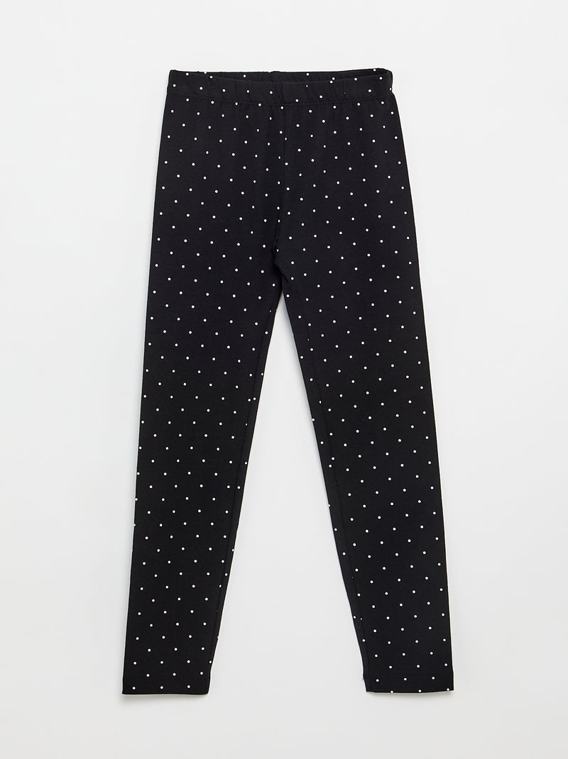2er-Pack lange Leggings Noir - Kiabi