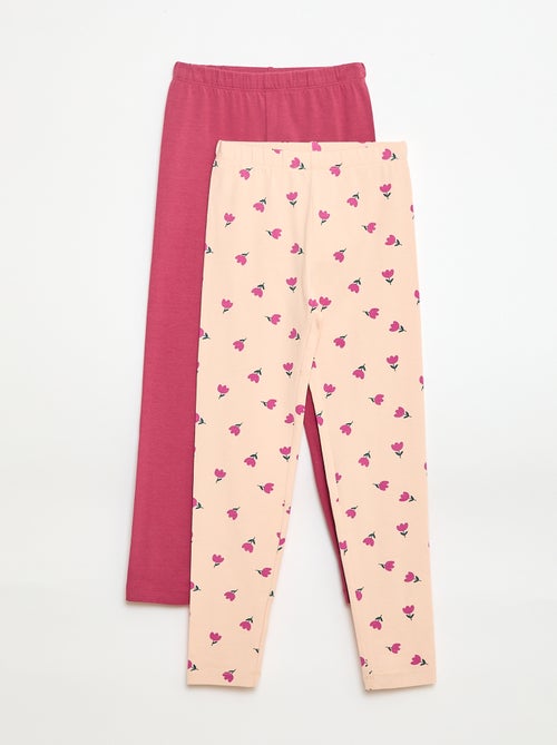 2er-Pack lange Leggings - Kiabi