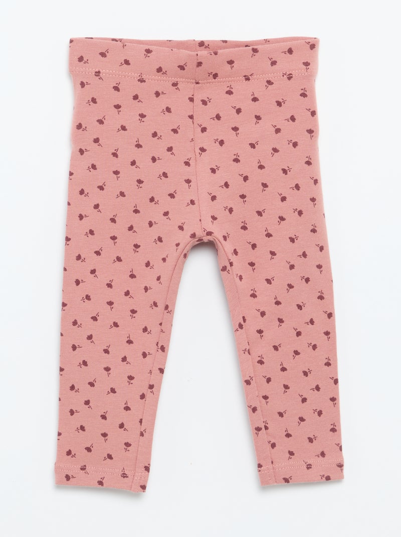 2er-Pack lange Leggings Rosa - Kiabi