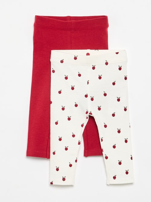 2er-Pack lange Leggings - Kiabi