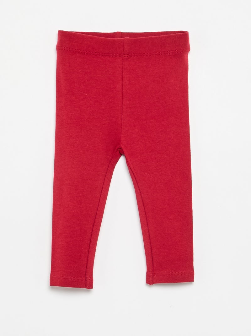 2er-Pack lange Leggings Weiß - Kiabi
