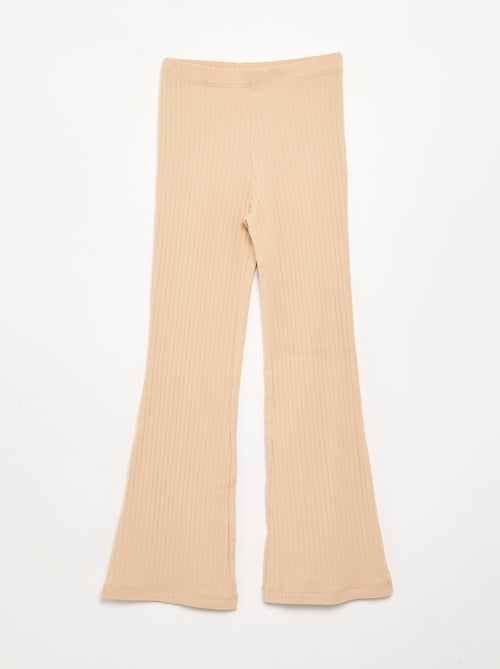 2er-Pack Leggings - 1 unifarben + 1 bedruckt - Kiabi