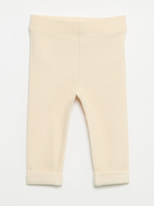 2er-Pack Leggings aus Rippstrick - Kiabi