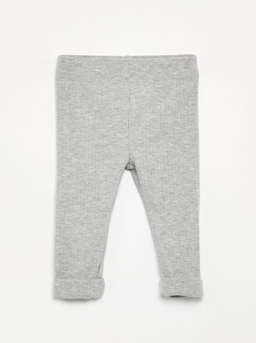 2er-Pack Leggings aus Rippstrick - Kiabi