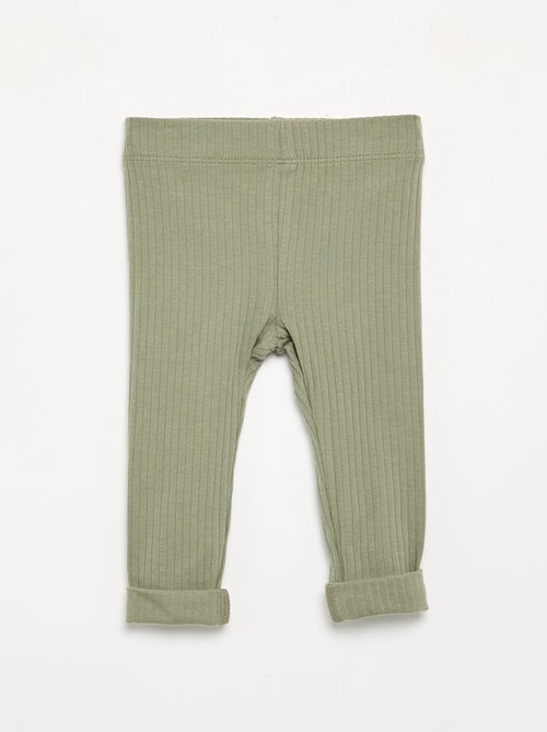 2er-Pack Leggings aus Rippstrick - Kiabi