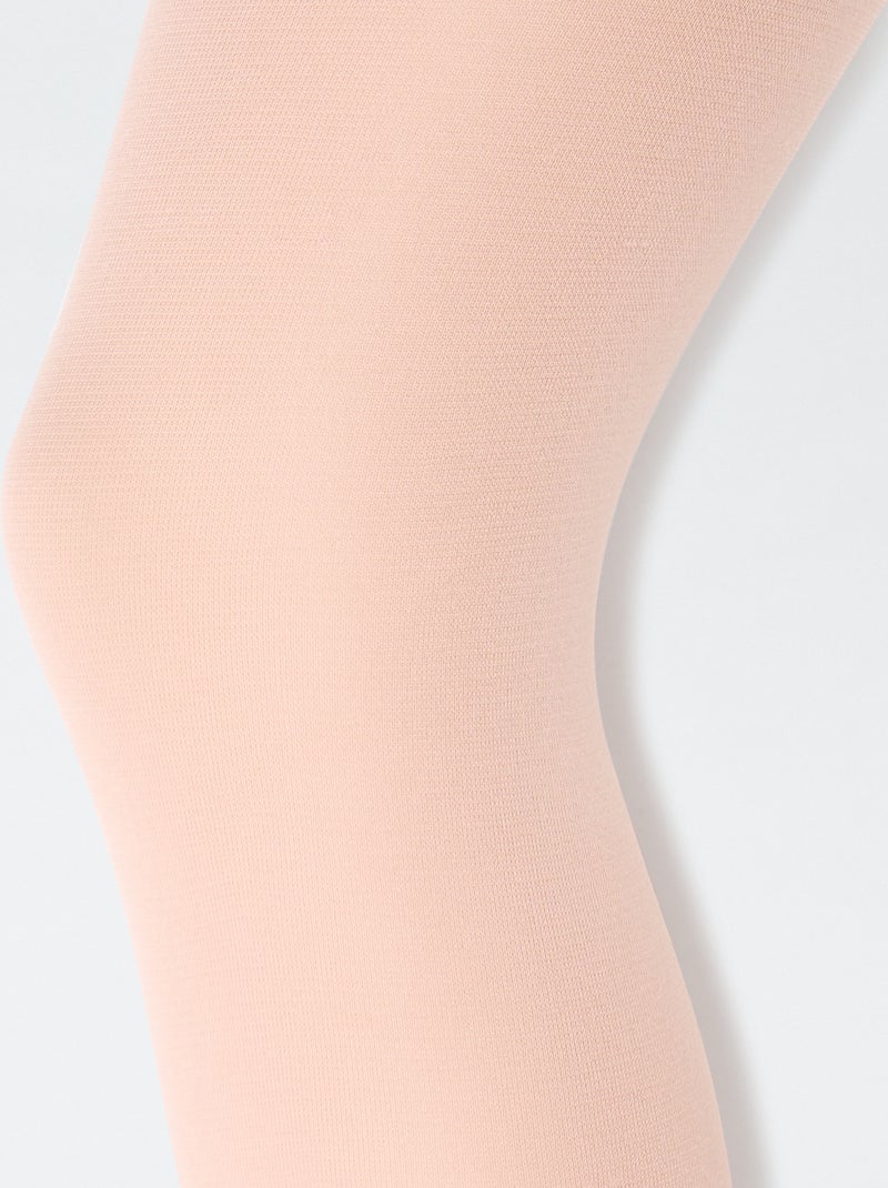 2er-Pack leichte Strumpfhosen Rosa - Kiabi