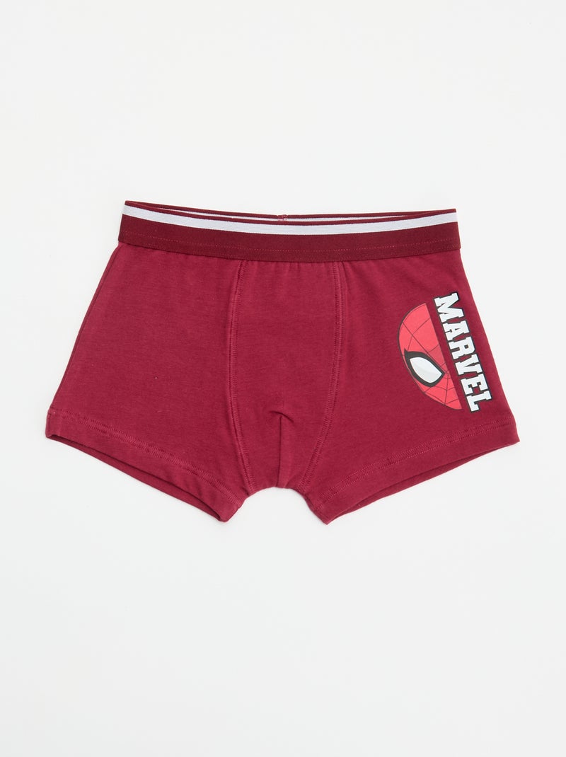 2er-Pack 'Marvel' 'Spider-Man' Boxershorts Bleu - Kiabi