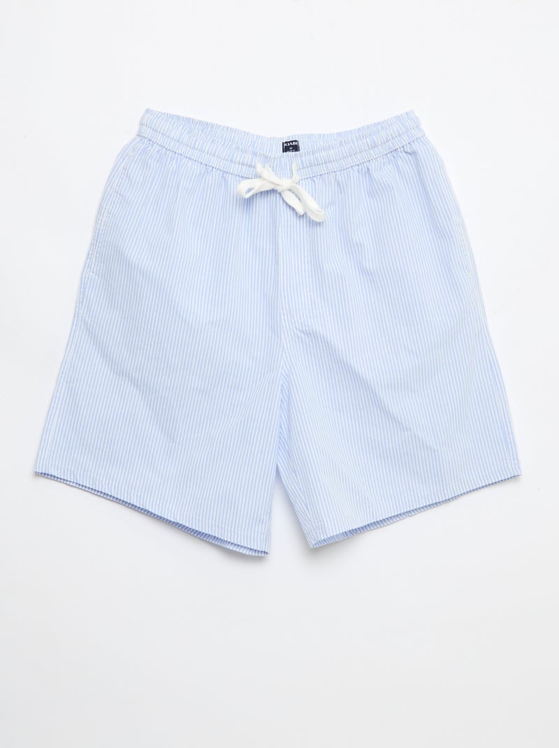 2er-Pack Nachtshorts mit Taschen Grau - Kiabi